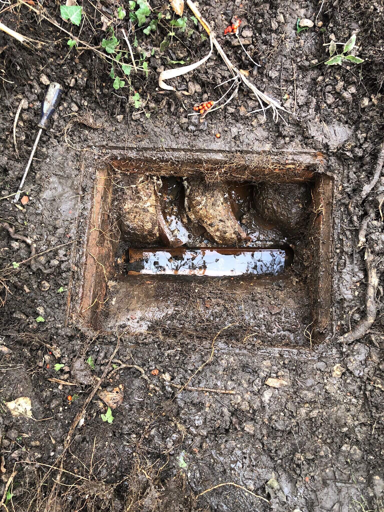 Drain unblocking process