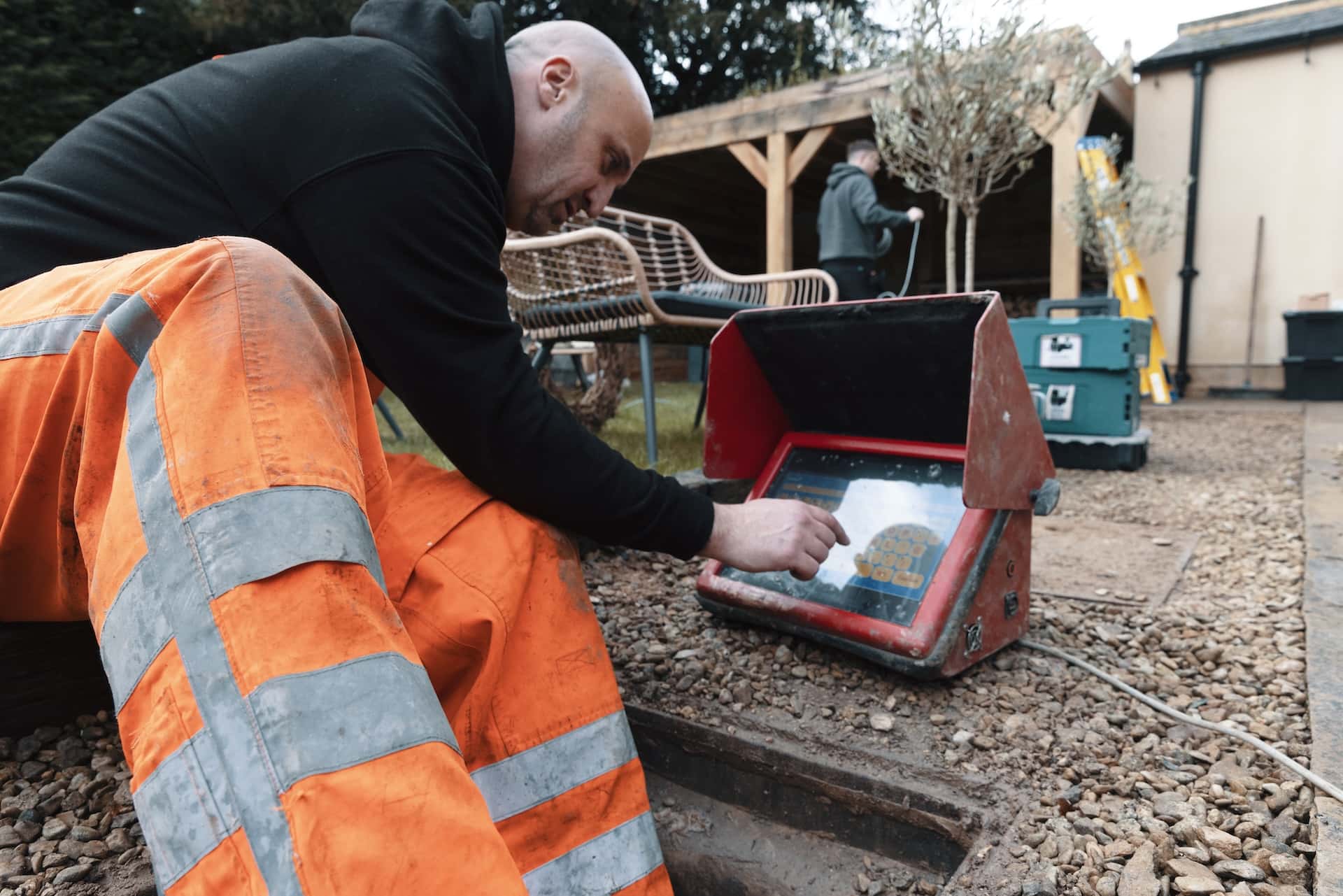 Drain unblocking process