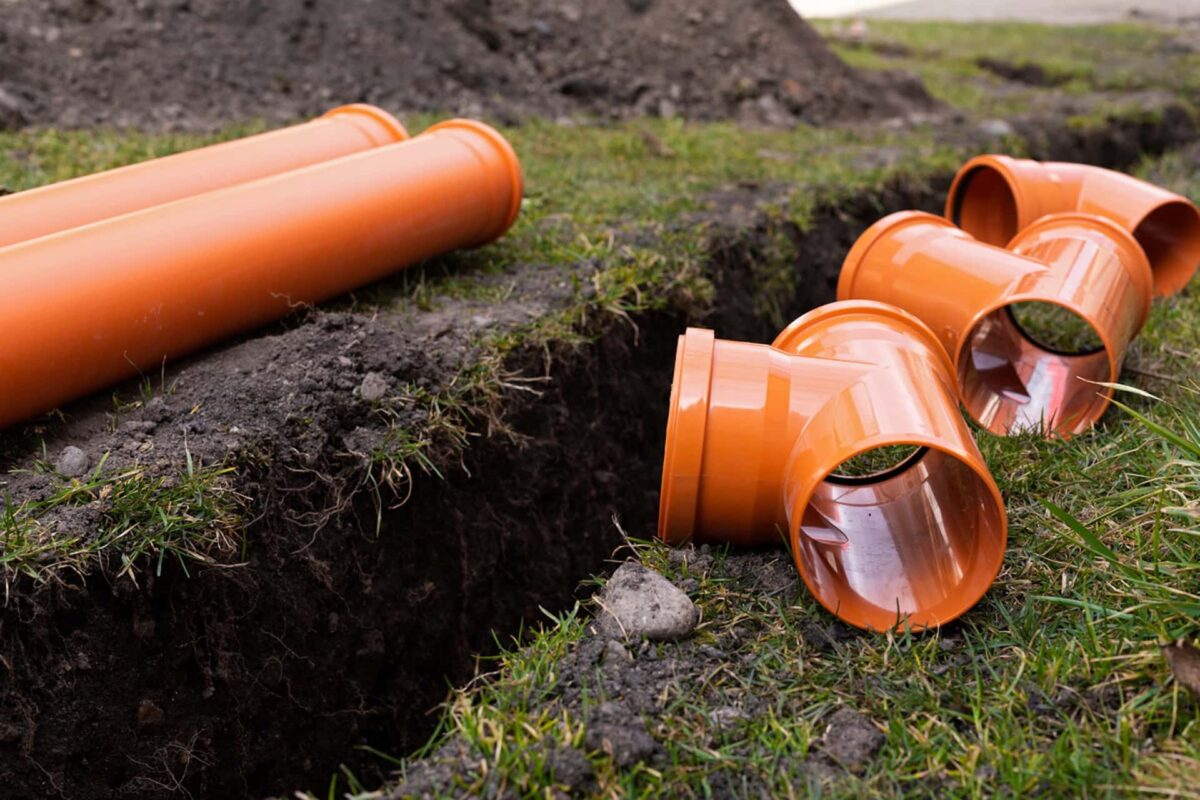 Replacing drain pipes