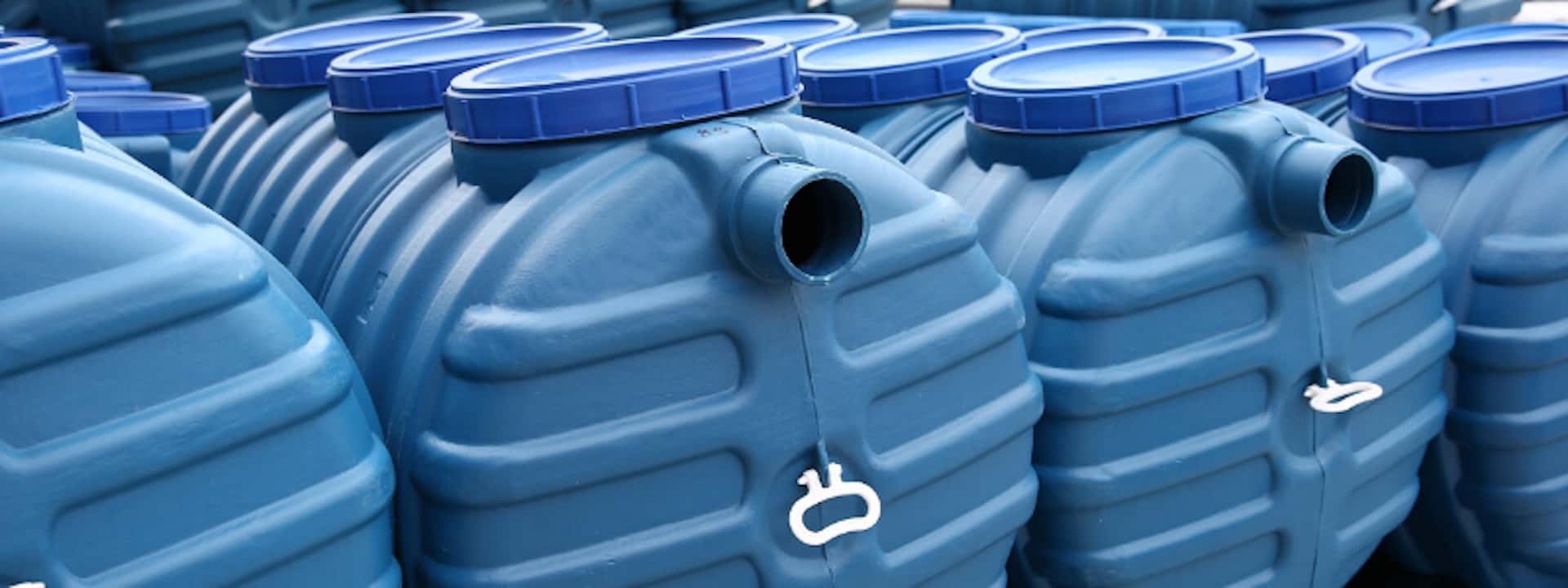 Many new septic tanks