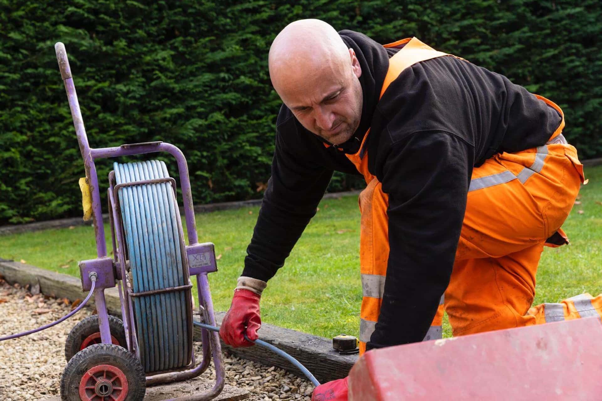 Domestic CCTV drain survey